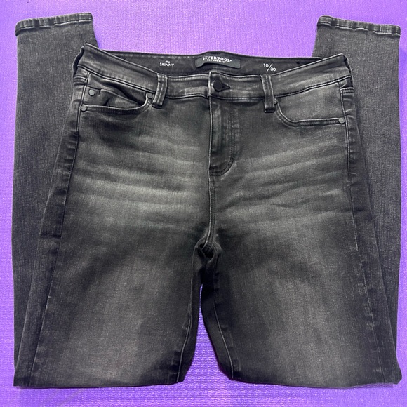 Liverpool Denim - Liverpool Los Angeles Black Skinny Jeans